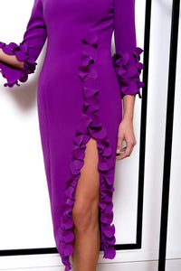 Fely Campo Purple Dress