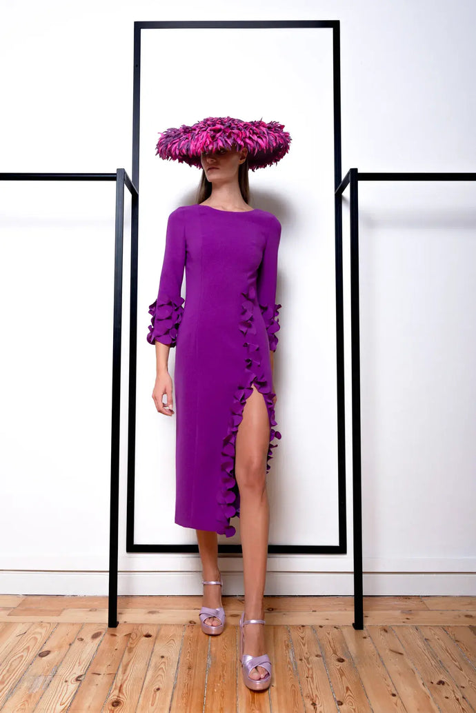 Fely Campo Purple Dress