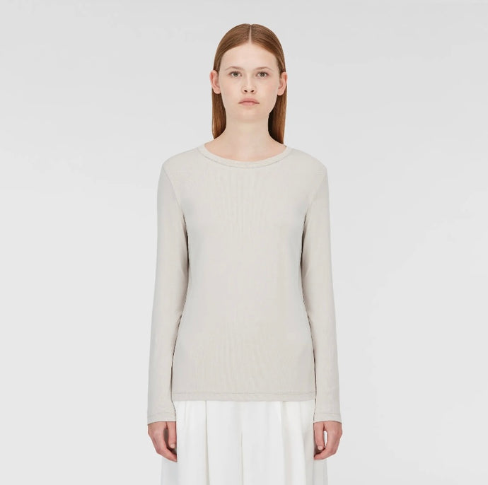 Fabiana Filippi T-shirt in Jersey In Stone