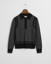 Load image into Gallery viewer, Gant Houndstooth Jacquard Polo
