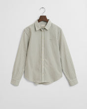 Load image into Gallery viewer, Gant Classic Striped Shirt in Faded Sage
