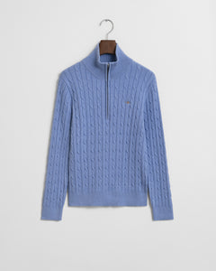 Gant Stretch Cotton Cable Half-Zip