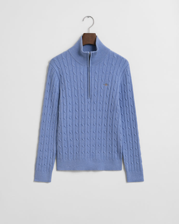 Gant Stretch Cotton Cable Half-Zip