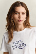 Load image into Gallery viewer, Gant Graphic Print T-Shirt in White
