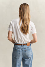 Load image into Gallery viewer, Gant Script T-Shirt in Eggshell
