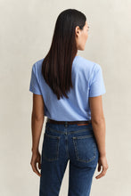 Load image into Gallery viewer, Gant Script T-Shirt in Hydrangea Blue
