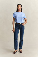 Load image into Gallery viewer, Gant Script T-Shirt in Hydrangea Blue
