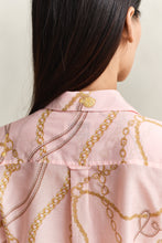 Load image into Gallery viewer, Gant Printed Long-Sleeve Shirt in Apricot Pink
