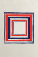 Load image into Gallery viewer, Gant Nautical Stripe Print Scarf in Perfect Red
