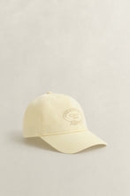Load image into Gallery viewer, Gant Graphic Twill Cap in Vanilla Yellow
