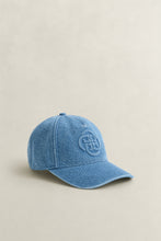 Load image into Gallery viewer, Gant Denim Cap in Light Blue
