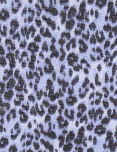 GERRY WEBER Scarf in Blue Leopard Print