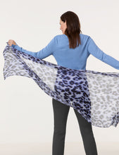 Load image into Gallery viewer, GERRY WEBER Scarf in Blue Leopard Print
