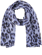 Load image into Gallery viewer, GERRY WEBER Scarf in Blue Leopard Print
