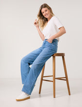 Load image into Gallery viewer, Gerry Weber Mir:Ja Wide-Leg Jeans in Blue
