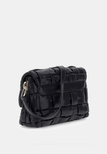 Load image into Gallery viewer, Guess Marion Woven Bag in Black
