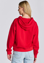 Load image into Gallery viewer, Gant D1 Crest Shield Hoodie in Red
