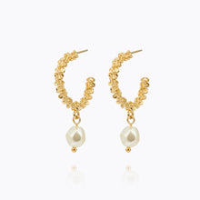 Load image into Gallery viewer, Caroline Svedbom Gemma Pearl Loops in Gold
