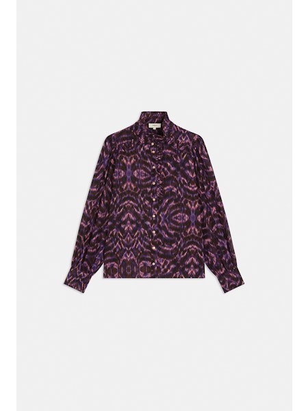 Suncoo Lyric Blouse in Violet