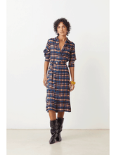 Load image into Gallery viewer, Suncoo Cecily Dress in Navy
