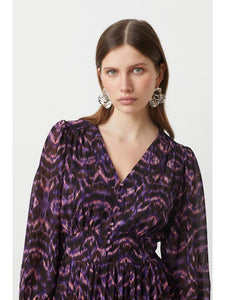 Suncoo Celya Dress in Violet