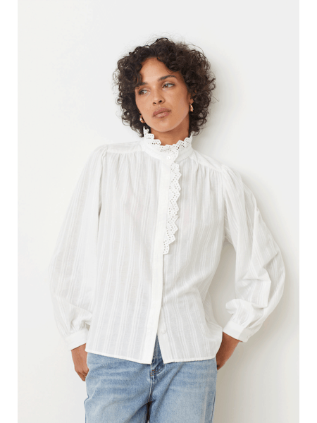Suncoo Lover Blouse in White