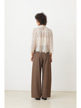 Load image into Gallery viewer, Suncoo Lucia Lace Top in Cream
