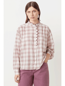 Suncoo Lea Blouse in Nude