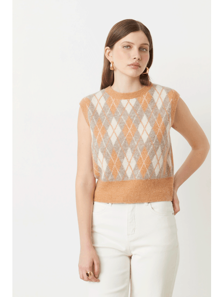 Suncoo Philo Vest in Camel
