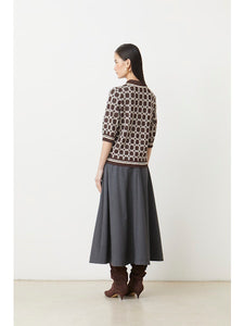 Suncoo Paolo Polo Cardigan in Brown