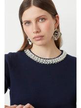 Load image into Gallery viewer, Suncoo Pearl Sweater in Navy
