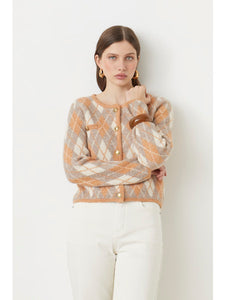 Suncoo Guilain Cardigan in Camel