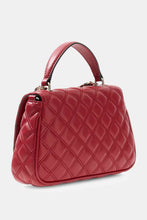 Load image into Gallery viewer, Guess Giully Top Handle Flap Bag in Cherry Red
