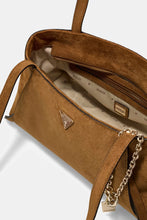Load image into Gallery viewer, Guess Devon Shoulder Satchel Bag in Brown
