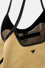 Load image into Gallery viewer, Guess Kirsten Hobo Bag in Natural/Black
