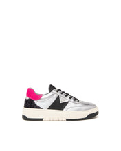 Load image into Gallery viewer, NeroGiardini Leather, Suede and Technical Fabric Trainers in Silver
