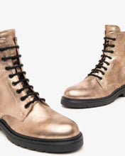 Load image into Gallery viewer, NeroGiardini Metallic Laced Boot
