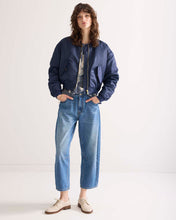 Load image into Gallery viewer, Summum Navy Noir Bomber Jacket
