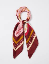 iBlue Tropea Scarf in Red Heart Print