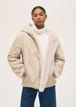 Load image into Gallery viewer, Rosso35 Faux Fur Reversible Jacket with Hood
