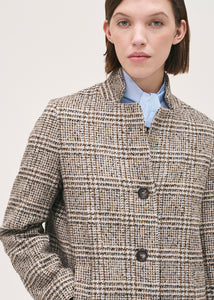 Rosso35 Long Check Jacket