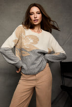Load image into Gallery viewer, Monari Knitted Jumper with Floral Details
