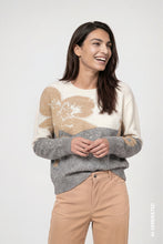Load image into Gallery viewer, Monari Knitted Jumper with Floral Details
