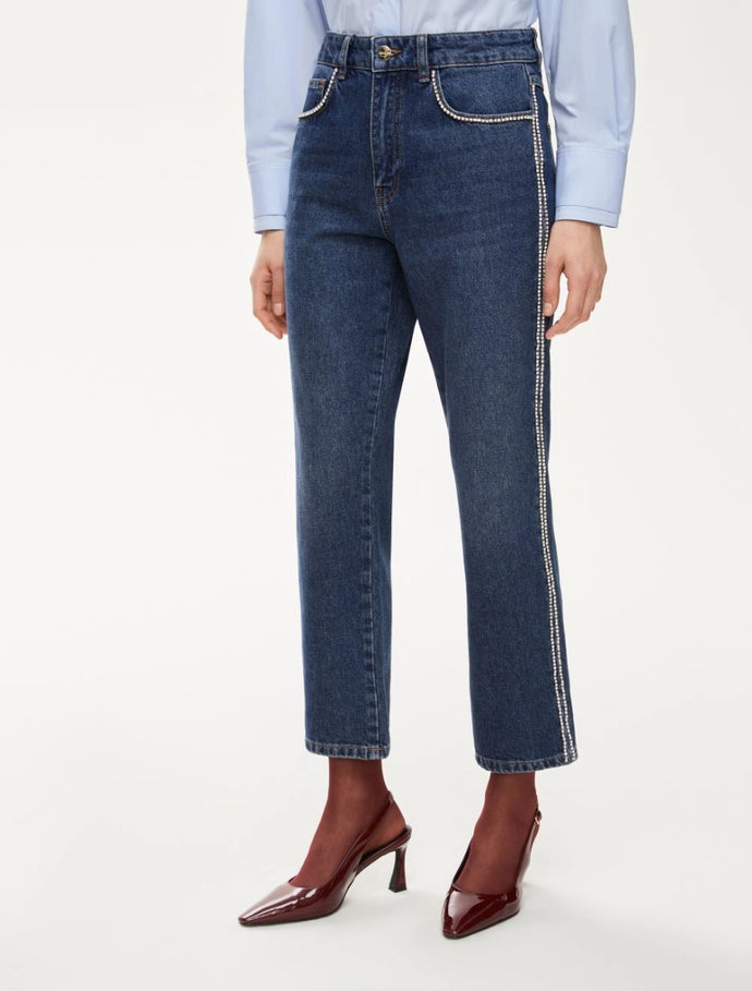 iBlue Dianashine Jeans in Navy