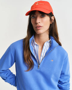 Gant Shield 1/2 Zip in Blue