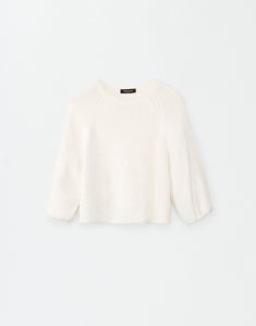 Fabiana Filippi Cream Sweater with Sequins s