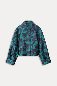 Pom Floral Jaquard Jacket