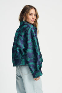 Pom Floral Jaquard Jacket