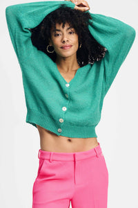 Pom Green Cardigan