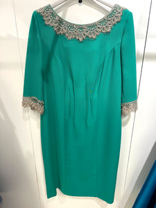 SALE-Carmen Melero 6514 in GREEN WAS €590 NOW €150 SIZE 18